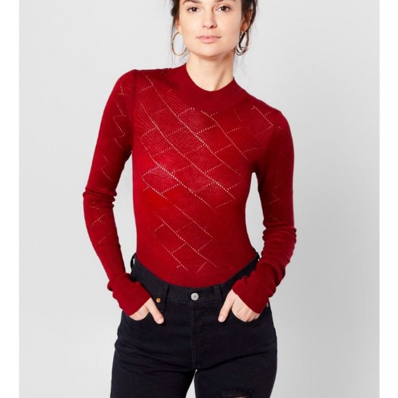 Free People Tops - Free People $58 Whats the Pointelle Bodysuit